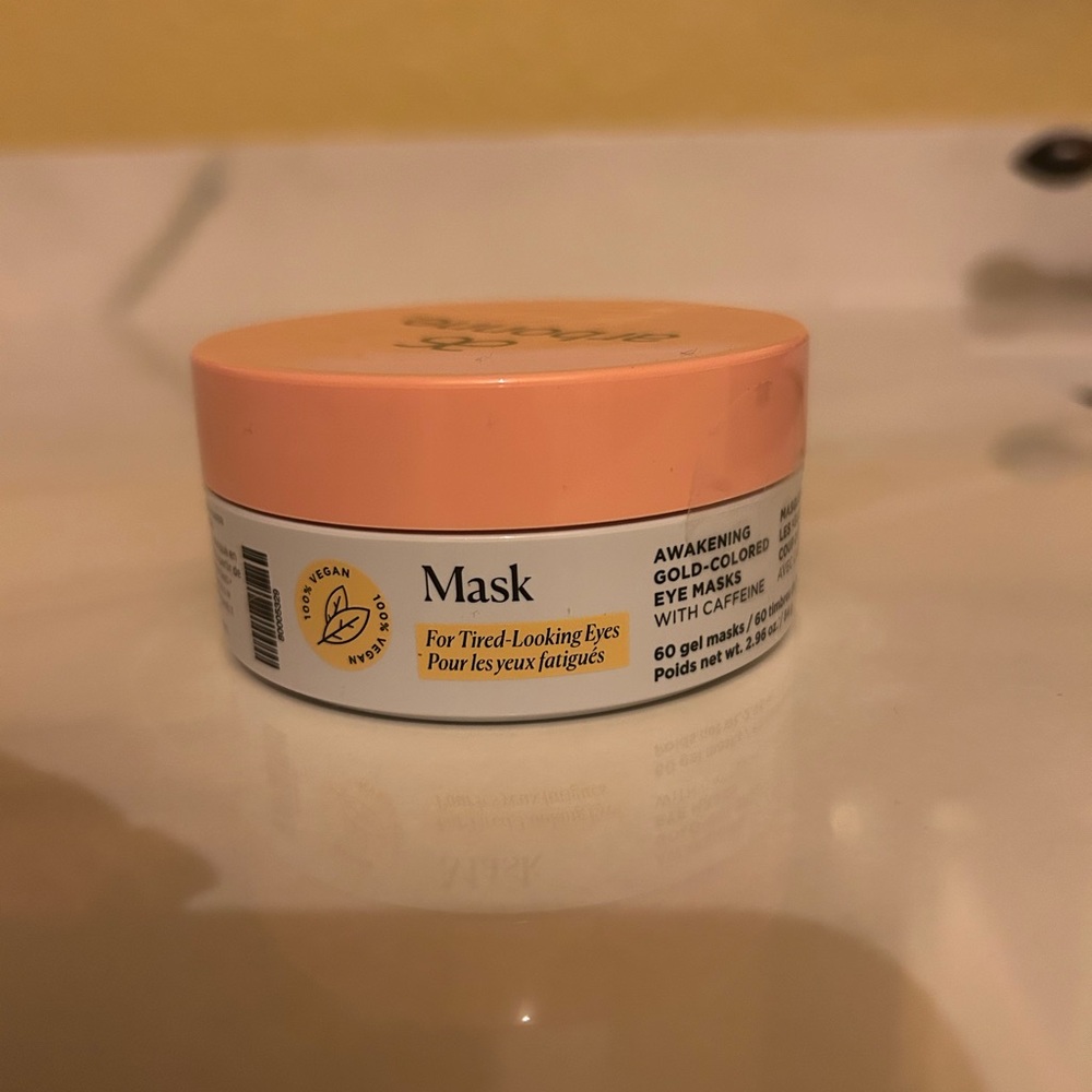 Arbonne Awakening Gold Eye Masks with Caffeine NEW